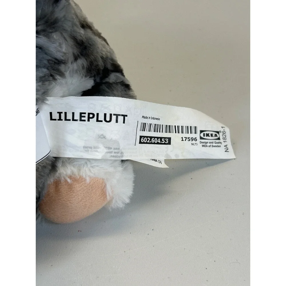 IKEA Lilleplutt Gray White Striped Cat‎ Kitten 10
